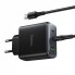 Сетевое зарядное устройство Hoco C160A 65Вт GaN 2xUSB-C 1xUSB-A с кабелем Type-C