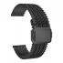 Ремешок металлический W Metal для Apple Watch 42/44/45/49 мм черный, миланское плетение