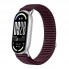 Ремінець нейлоновий Loop для Xiaomi Mi Band 8 9 10 з регулюванням, колір Plum