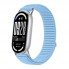 Ремінець Nylon Loop для Xiaomi Mi Band 8/9/10 світло-блакитний, нейлоновий, регульований