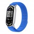 Ремінець нейлоновий для Xiaomi Mi Band 8 9 10 із застібкою, синій