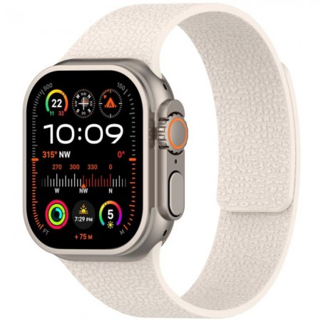 Ремешок для часов Magic Silicon Apple Watch 42/44/45/49 мм силиконовый Starlight