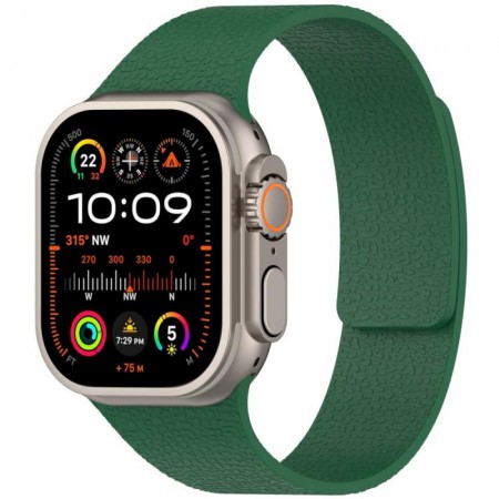 Силіконовий ремінець Magic Silicon для Apple Watch 42/44/45/49 мм зелений