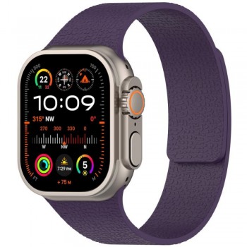 Силіконовий ремінець Magic Silicon для Apple Watch 42/44/45/49 мм фіолетовий