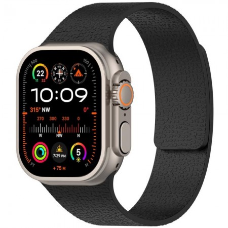 Силіконовий ремінець Magic для Apple Watch 38/40/41 мм чорний зручний