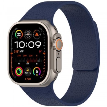 Силіконовий ремінець Magic для Apple Watch 38/40/41 мм темно-синій