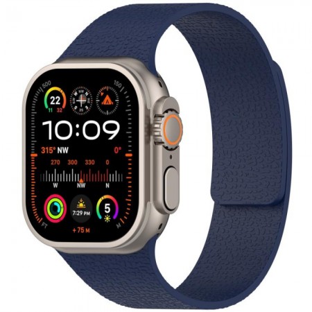 Силіконовий ремінець Magic для Apple Watch 38/40/41 мм темно-синій