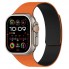 Ремінець силіконовий Magic Silicon для Apple Watch 38/40/41 мм помаранчево-чорний
