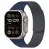 Силіконовий ремінець Magic Silicon для Apple Watch 38/40/41 мм синьо-сірий