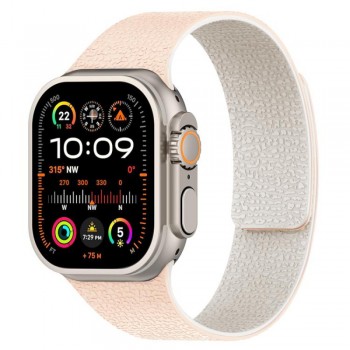 Ремешок силиконовый Magic Silicon для Apple Watch 38/40/41 мм молочный белый
