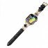 Ремінець для годинника Leaf Clover Apple Watch 38/40/41 мм шкіряний чорний-золотий