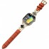 Ремінець для Apple Watch Leaf Clover 42/44/45/49 мм шкіряний сріблясто-коричневий