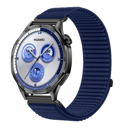 Ремешок no brand Mounting Nylon Strap универсальный 18 мм нейлоновый синий
