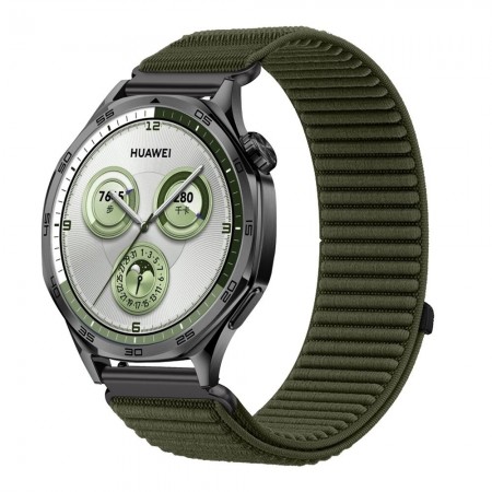 Ремешок no brand Mounting Nylon Strap универсальный 18 мм зеленый нейлоновый