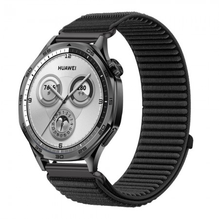 Ремешок no brand Mounting Nylon Strap универсальный 20 мм черный нейлоновый