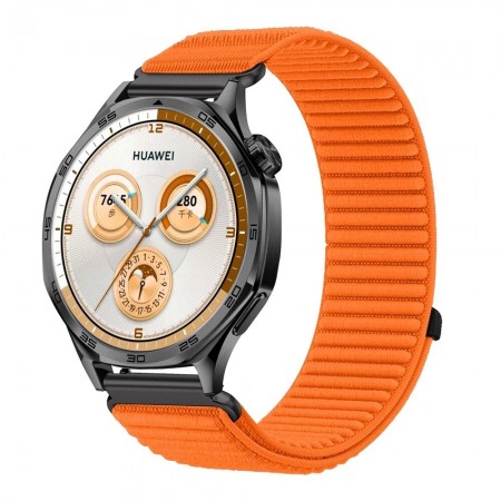 Ремешок no brand Mounting Nylon Strap универсальный 20 мм оранжевый нейлоновый