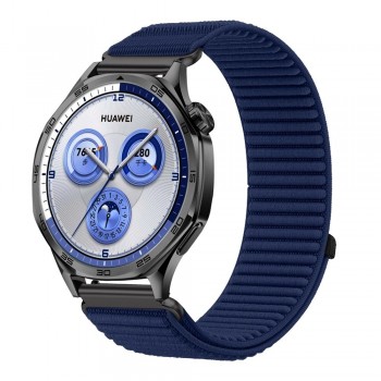 Ремешок no brand Mounting Nylon Strap универсальный 22 мм синий нейлоновый