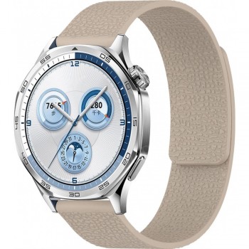 Ремінець для годинника no brand Pebbled Magnetic Strap 20 мм магнітний Starlight