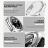 Чехол с защитным стеклом для часов PC Glass Watch 7 47 мм розовый ударопрочный