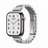 Металевий ремінець H-hermes для Apple Watch 42/44/45/49 мм чорний, застібка-метелик