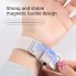 Ремешок no brand Striped Magnetic Buckle для Apple Watch 42/44/45/49 мм синий-серый