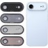 Захисне скло на камеру для iPhone 17 Air сріблясте метал