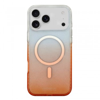 Чохол силіконовий Polo Solara для iPhone 17 Pro з MagSafe градієнт оранжевий