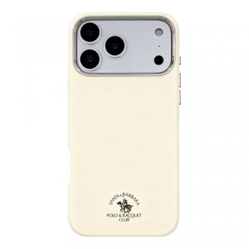 Чохол Polo Simon Leather Case MagSafe для iPhone 17 Pro бежевий шкіряний