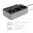 Мережевий фільтр no brand 3 розетки 6 USB 20W 1.8 м захист 2500Вт