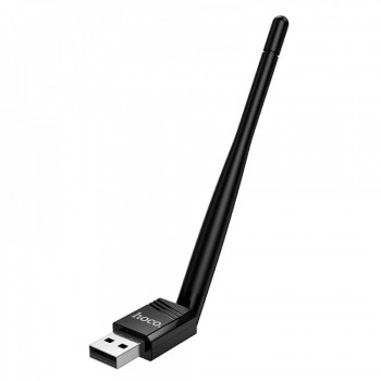 WiFi адаптер USB Hoco HI37 з антеною 2.4 ГГц до 150 Мбіт/с