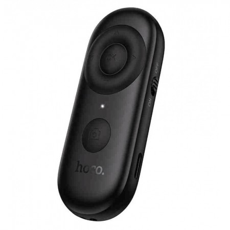 Пульт Bluetooth Hoco GM204 для селфи и управления камерой, черный