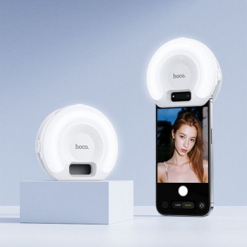 Накамерный свет Hoco K160 для смартфона, LED кольцо, 3 режима яркости