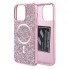 Чохол Swarovski Diamond Series для iPhone 17 Pro Max MagSafe рожевий гліттер