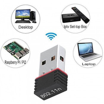 WiFi адаптер USB 802.11n V компактний, бездротовий, до 150 Мбіт/с