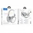 Навушники Bluetooth Hoco W73 Graceful сріблясті, складні, до 45 годин роботи