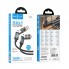 Кабель 3 в 1 Hoco U151 USB/Type-C/Lightning 2A 1.2м плетёный, цинковый сплав