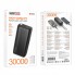 Повербанк Borofone BJ86A 30000 мАг 22.5W PD20W ліхтарик USB Type-C