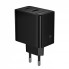 Мережевий зарядний пристрій Borofone BAS17A 65W 1PD 1USB GaN швидка зарядка