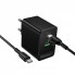 Мережевий зарядний пристрій Borofone BAS17A 65W PD QC3.0 з кабелем Type-C 1м
