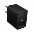 Сетевое зарядное устройство Borofone BAS16A 45W PD QC3.0 два порта USB-C/USB-A