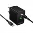 Мережевий зарядний пристрій Borofone BAS16A 45W PD QC3.0 з кабелем Type-C 1м