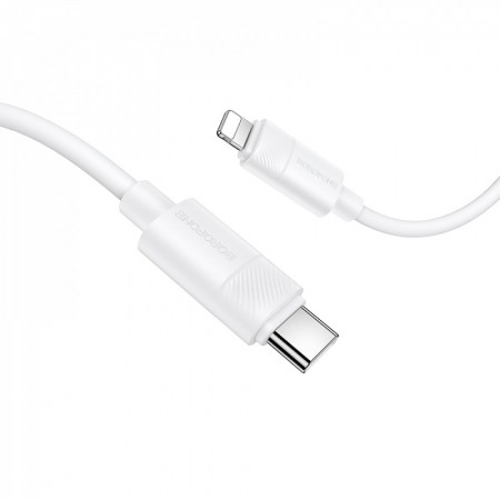 Кабель USB-C to Lightning Borofone BX123 30W 1м білий