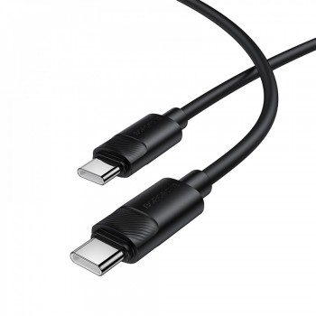Кабель USB Type-C Borofone BX123 60Вт 1м черный для зарядки и передачи данных
