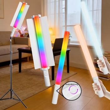 LED відеосвітло Handheld Fill Light Stick MJ-27 RGB 60см 25Вт з пультом