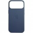 Чохол шкіряний no brand для iPhone 17 Pro Max MagSafe синій