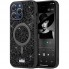 Чехол Bling World Rock Case для iPhone 16 Pro Max с MagSafe, черный, стразы