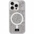 Чехол Bling World Rock Case MagSafe для iPhone 17 серебристый, блестящий