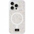 Чохол Bling World Rock Case MagSafe для iPhone 17 Pro білий з блискітками
