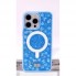 Чохол Bling World Bobi для iPhone 17 Air MagSafe блискучий синій