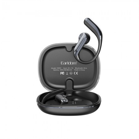 Bluetooth гарнітура Earldom OWS1 TWS з кейсом, Bluetooth 5.4, до 20 годин роботи